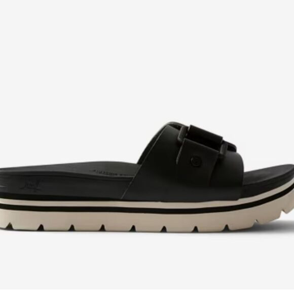 Reef Banded Horizon Buckle Slide Sandal- Black - Picture 2 of 10